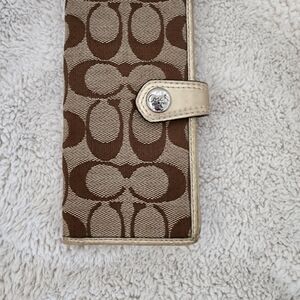 Coach Brown Signature Wallet
